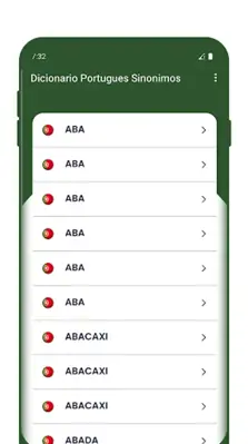 Dicionario Portugues Sinonimos android App screenshot 2